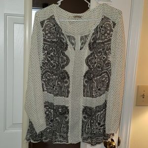 Lucky Brand paisley top